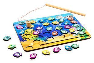 Риболовля-Абетка АртА4-40272, дерев'яна розмір 26.5х18.5х2.5 см PuzzleOk (арт. Дер9402) &mdash; купить в Украине |  Колисочка