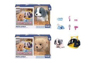 Песик 9800/9802 м'який з переноскою та аксесуарами батарейка, музика 2 кольори кор.33*15*19см (арт. Мяк5264) &mdash; купити в Україні |  Колисочка