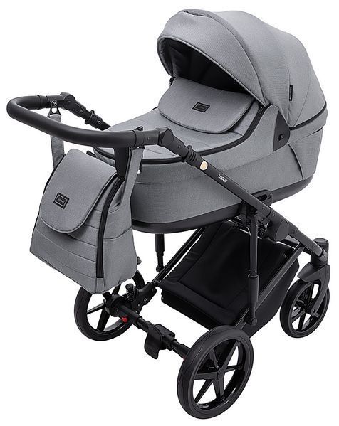 Коляска 2 в 1 Adamex Locco Tip TK-60 темно-сірий (арт. 681022) &mdash; купити в Україні | KolysochkaBaby