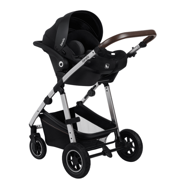 Універсальна коляска 3 в 1 Lionelo AMBER BLACK SILVER (арт. 88660193) &mdash; купити в Україні |  Колисочка