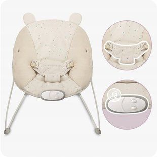 Кресло-качалка MoMi GLOSSY Beige (арт. 116472735) &mdash; купити в Україні |  Колисочка
