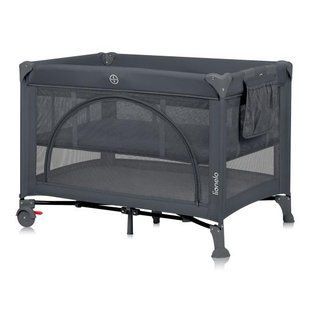Ліжечко-манеж Lionelo LAURA GREY CONCRETE (арт. 102457658) &mdash; купити в Україні |  Колисочка