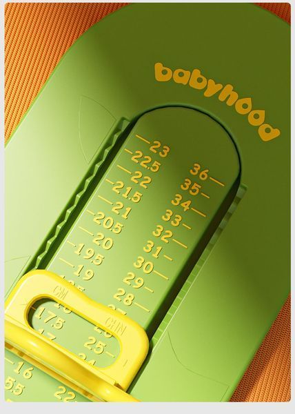 Вимірювач стопи дитини, зелений - Babyhood (арт. BH-764) &mdash; купить в Украине |  Колисочка