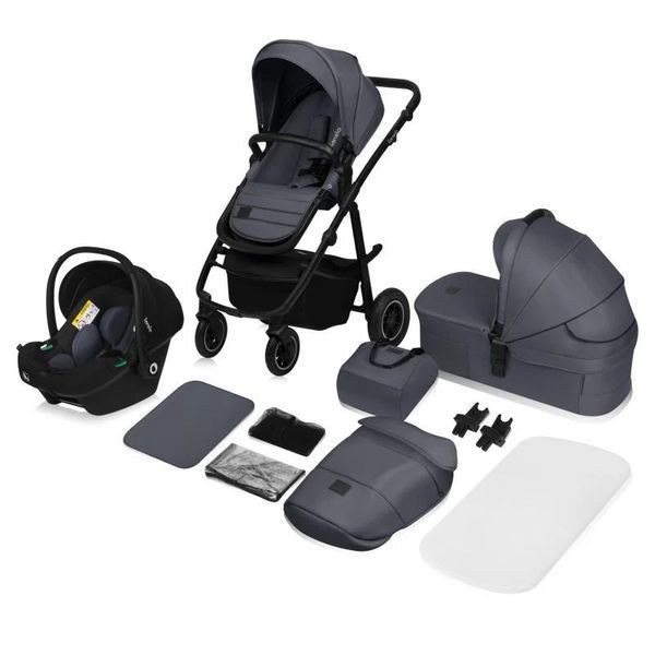 Універсальна коляска 3 в 1 Lionelo AMBER PLUS GREY GRAPHITE (арт. 93978744) &mdash; купити в Україні |  Колисочка