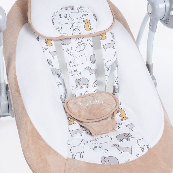 Гойдалка ME 1075 TEDDY Beige Animals (арт. 277755) &mdash; купити в Україні |  Колисочка