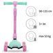 Самокат Kidwell Jax mint/pink (арт. 6459) &mdash; фото 4 купити в Україні |  Колисочка