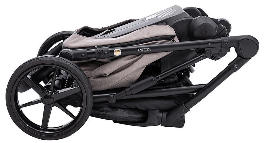 Коляска 2 в 1 Adamex Locco Tip TK-72 капучино (арт. 681023) &mdash; купити в Україні | KolysochkaBaby