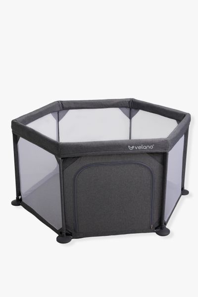 Манеж дитячий шестикутний VELANO Star, grey (арт. 46162) &mdash; купить в Украине |  Колисочка