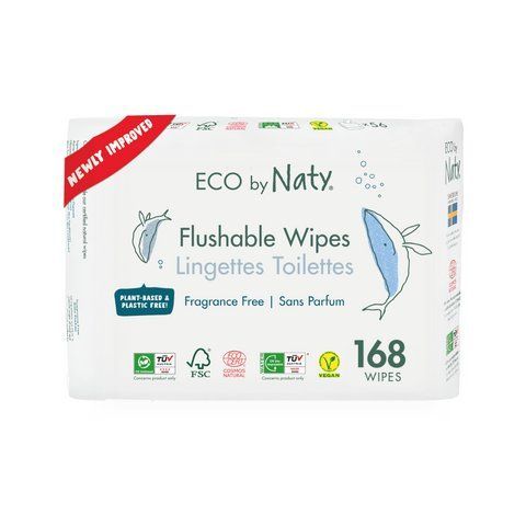 Органічний вологий туалетний папір Eco by Naty, без запаху 168 шт (3 упаковки 1) (арт. 7330933177177) &mdash; купить в Украине |  Колисочка