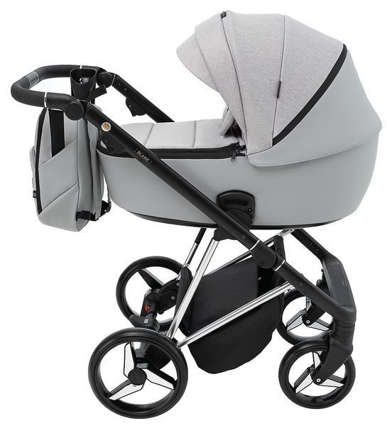 Коляска 2 в 1 Adamex Blanc Special Edidion PS-586 сірий (арт. 680862) &mdash; купити в Україні | KolysochkaBaby