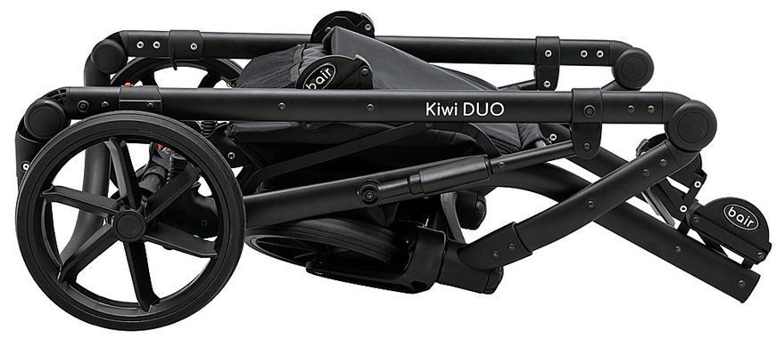 Коляска 2 в 1 для двойни Bair Kiwi DUO Soft BKP-218 серый (арт. 681104) &mdash; купити в Україні |  Колисочка