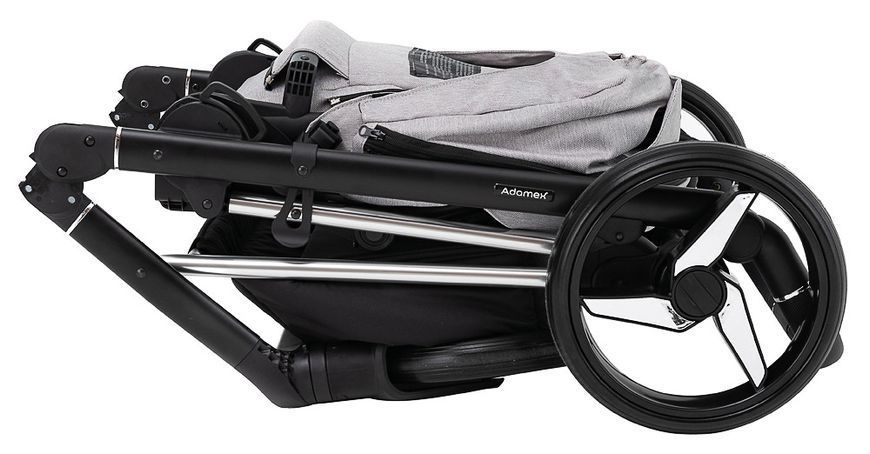 Коляска 2 в 1 Adamex Blanc Special Edidion PS-586 сірий (арт. 680862) &mdash; купити в Україні | KolysochkaBaby