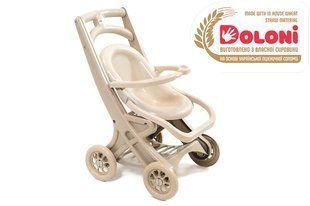 Візочок для ляльок 0122/02eco сидячий Eco Beige DOLONI (арт. Дів2232) &mdash; купити в Україні |  Колисочка
