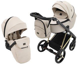 Коляска 2 в 1 Adamex Blanc Special Edidion PS-802 бежевий (арт. 680864) &mdash; купити в Україні | KolysochkaBaby