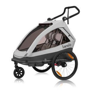 Велосипедний причіп з функцією коляски Lionelo CAMA GREY STONE (арт. 86221063) &mdash; купити в Україні | KolysochkaBaby