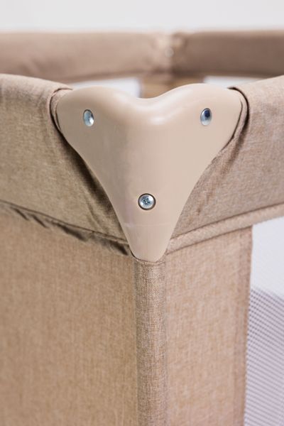 Манеж дитячий квадратний VELANO Cubo, beige (арт. 46164) &mdash; купити в Україні |  Колисочка