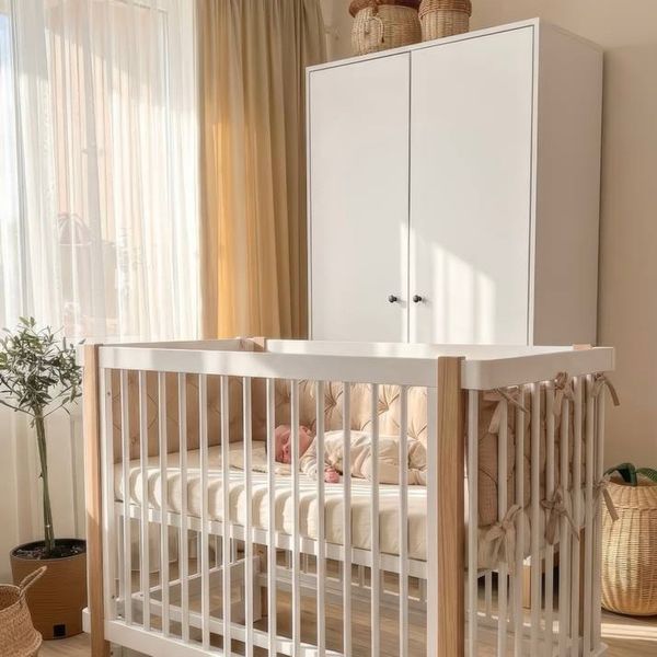Шафа для дитячої кімнати SH 175  Колір: білий з елементами дерева.  (арт. GR-77665221139) &mdash; купити в Україні |  Колисочка