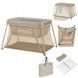 Ліжечко-манеж Lionelo ALICE BEIGE OLIVE (арт. 110335014) &mdash; фото 2 купити в Україні |  Колисочка