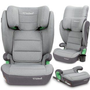 Дитяче автокрісло Kidwell Weston I-Size ISOFIX 100-150см (15-36кг) light grey (арт. KWLG) &mdash; купити в Україні |  Колисочка