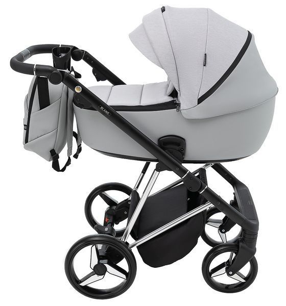 Коляска 2 в 1 Adamex Blanc Special Edidion PS-723/K светло-серый (арт. 680865) &mdash; купить в Украине | KolysochkaBaby