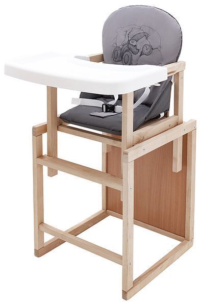 Стульчик-трансформер Babyroom Винни-230 eko серый / графит (мишка с будильником) (арт. 626047) &mdash; купить в Украине |  Колисочка