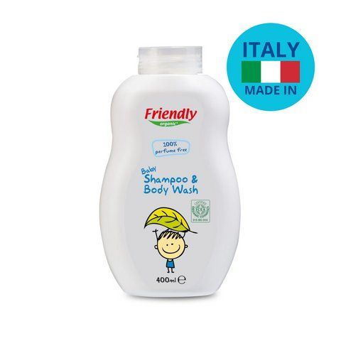 Органічний дитячий шампунь-гель Friendly Organic без запаху 400 мл (арт. 8680088181604) &mdash; купить в Украине |  Колисочка