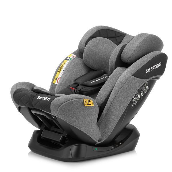 Дитяче автокрісло Sesttino Secure Pro i-Size 40-150см. (0-36 кг) gray (арт. SSPG) &mdash; купити в Україні |  Колисочка