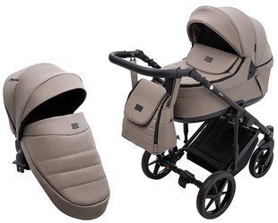 Коляска 2 в 1 Adamex Locco Eco SA-9 темний капучино (арт. 681030) &mdash; купити в Україні | KolysochkaBaby