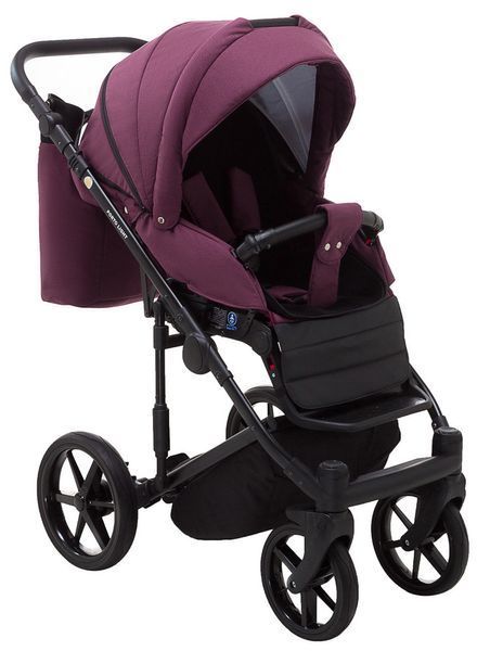 Коляска 2 в 1 Adamex Porto Light Tip TK-80 бордовый (арт. 625706) &mdash; купить в Украине | KolysochkaBaby