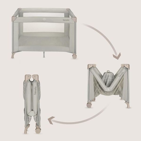 Манеж Lionelo AMELIE BEIGE SAND (арт. 121150746) &mdash; купить в Украине | KolysochkaBaby