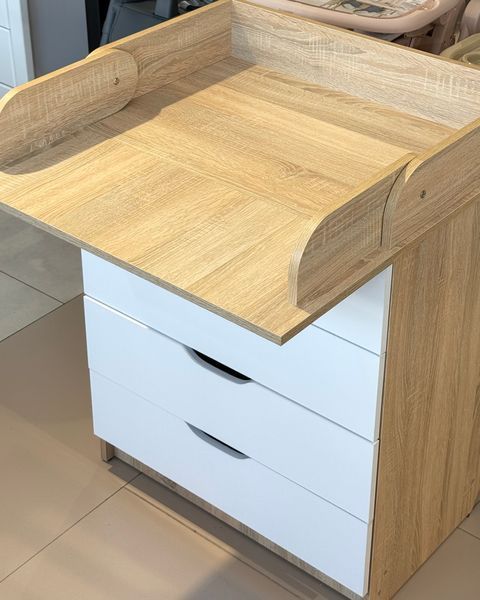 Комод-пеленатор 72 см. ДСП дуб сонома (арт. KS-7645600991) &mdash; купити в Україні | KolysochkaBaby