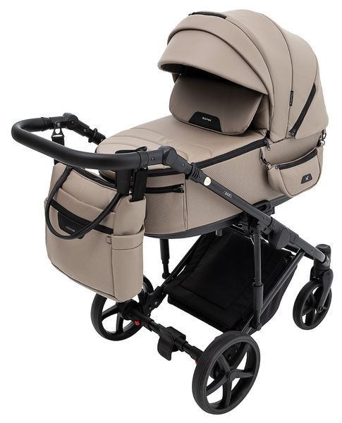 Коляска 2 в 1 Adamex Zico Eco Sa-9 тёмный капучино (арт. 680853) &mdash; купить в Украине |  Колисочка