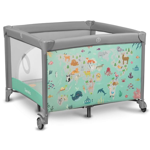 Манеж Lionelo MILLE GREY GREEN (арт. 73809996) &mdash; купить в Украине | KolysochkaBaby