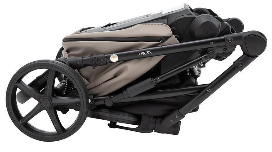 Коляска 2 в 1 Adamex Zico Eco Sa-9 тёмный капучино (арт. 680853) &mdash; купить в Украине |  Колисочка