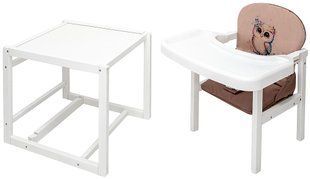 Стульчик-трансформер Babyroom Пеппи-240 белый капучино / шоколад (сова) (арт. 681006) &mdash; купити в Україні |  Колисочка