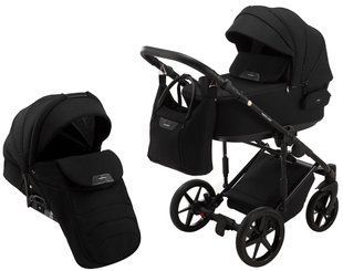 Коляска 2 в 1 Adamex Porto Light Lux TK-53 черный (арт. 625710) &mdash; купить в Украине | KolysochkaBaby
