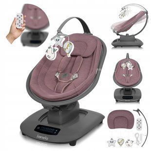 Кресло-качалка Lionelo BLOSSOM PINK MAUVE (арт. 102419462) &mdash; купить в Украине |  Колисочка