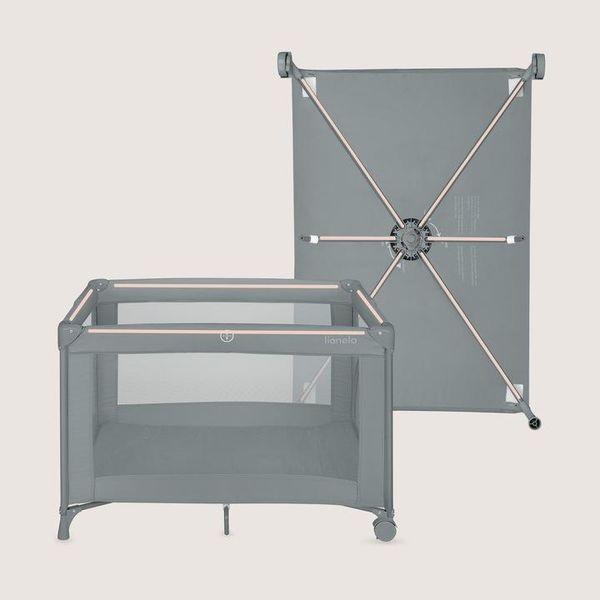 Манеж Lionelo AMELIE GREY CONCRETE (арт. 121155227) &mdash; купить в Украине | KolysochkaBaby