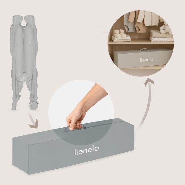 Манеж Lionelo AMELIE GREY CONCRETE (арт. 121155227) &mdash; купить в Украине | KolysochkaBaby