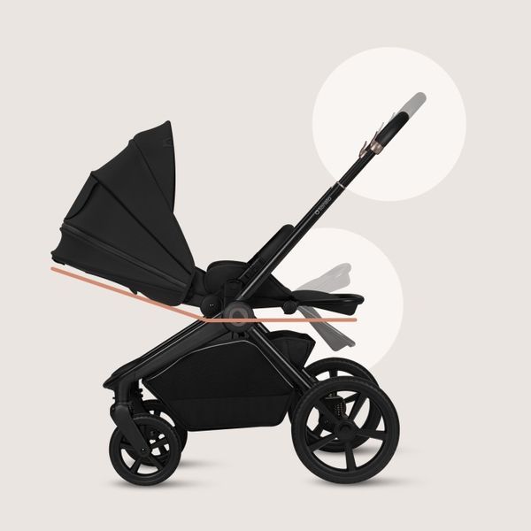 Універсальна коляска 2 в 1 Lionelo FREYA 2IN1 BLACK ONYX (арт. 130756562) &mdash; купити в Україні |  Колисочка