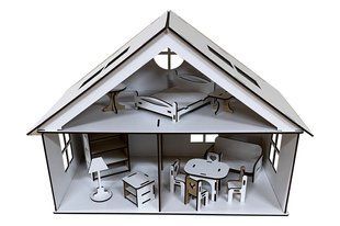 Ляльковий будиночок &laquo;LOL HOUSE&raquo; Білий 31*22*44 см (арт. Дів4828) &mdash; купить в Украине |  Колисочка