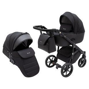 Коляска 2 в 1 Adamex Nola PS-37 черный (арт. 681655) &mdash; купити в Україні |  Колисочка