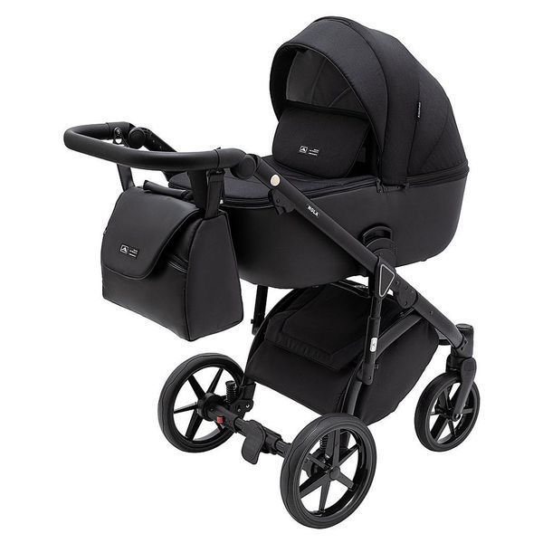 Коляска 2 в 1 Adamex Nola PS-37 черный (арт. 681655) &mdash; купити в Україні |  Колисочка