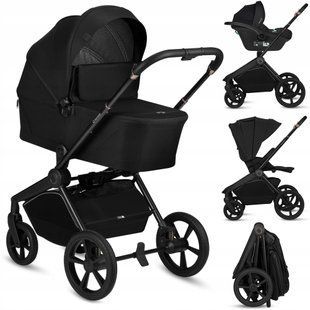 Універсальна коляска 3 в 1 Lionelo FREYA 3IN1 BLACK ONYX (арт. 130758489) &mdash; купити в Україні |  Колисочка