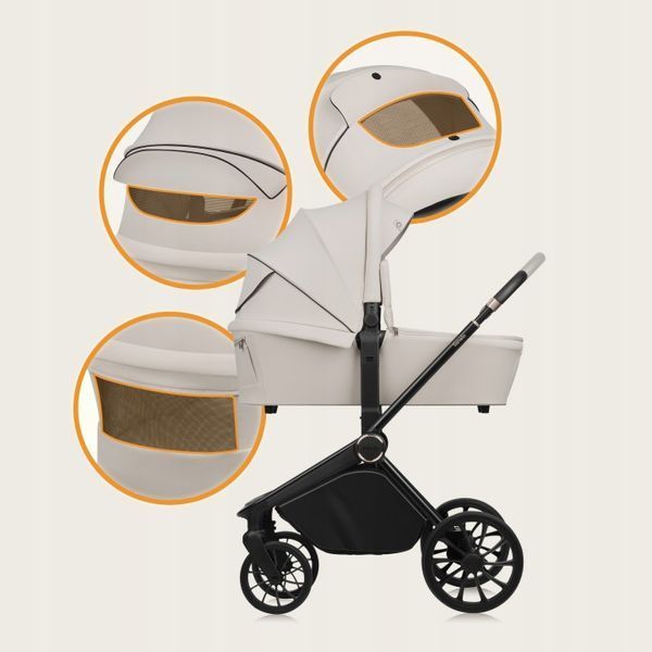 Универсальная коляска 3 в 1 Lionelo MIKA PLUS 3IN1 BEIGE SAND (арт. 91046293) &mdash; купить в Украине |  Колисочка