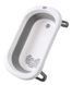 Ванночка складана Комфорт сірого кольору Babyhood BH-326G (арт. BH-326G) &mdash; фото 1 купить в Украине |  Колисочка
