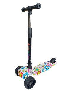 Самокат 216 Scooter flowers (арт. C216SF) &mdash; купити в Україні |  Колисочка