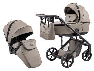 Коляска 2 в 1 Adamex Dolce Eco SA-9 темный капучино (арт. 681944) &mdash; купити в Україні |  Колисочка