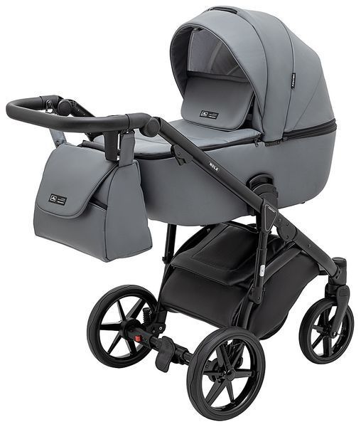 Коляска 2 в 1 Adamex Nola Eco SA-32 серый (арт. 681657) &mdash; купити в Україні |  Колисочка
