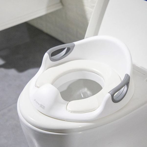 Дитяче сидіння для унітазу FreeON, white - grey (арт. 38763) &mdash; купить в Украине |  Колисочка